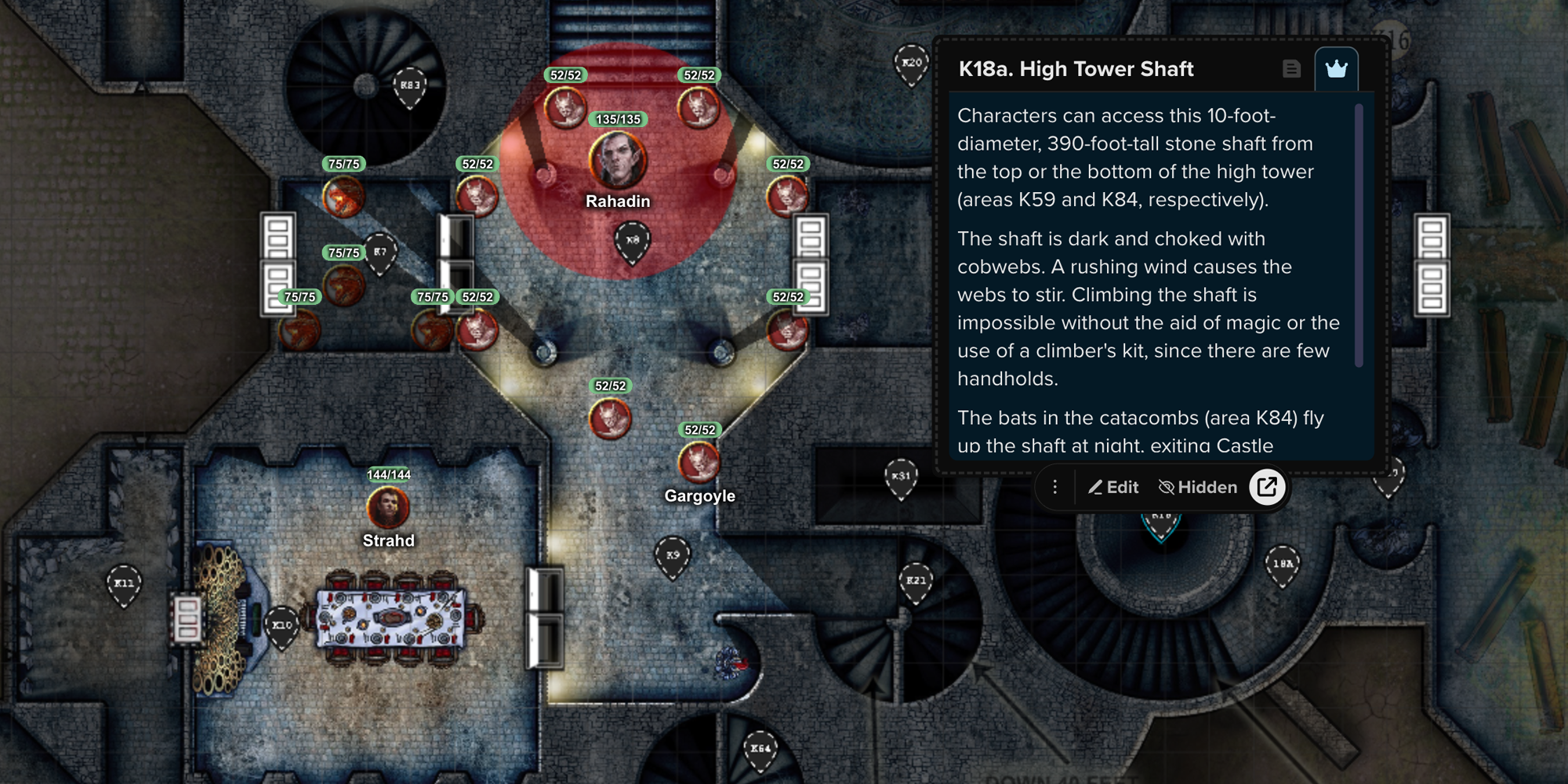 Check out Map Pins in Castle Ravenloft!