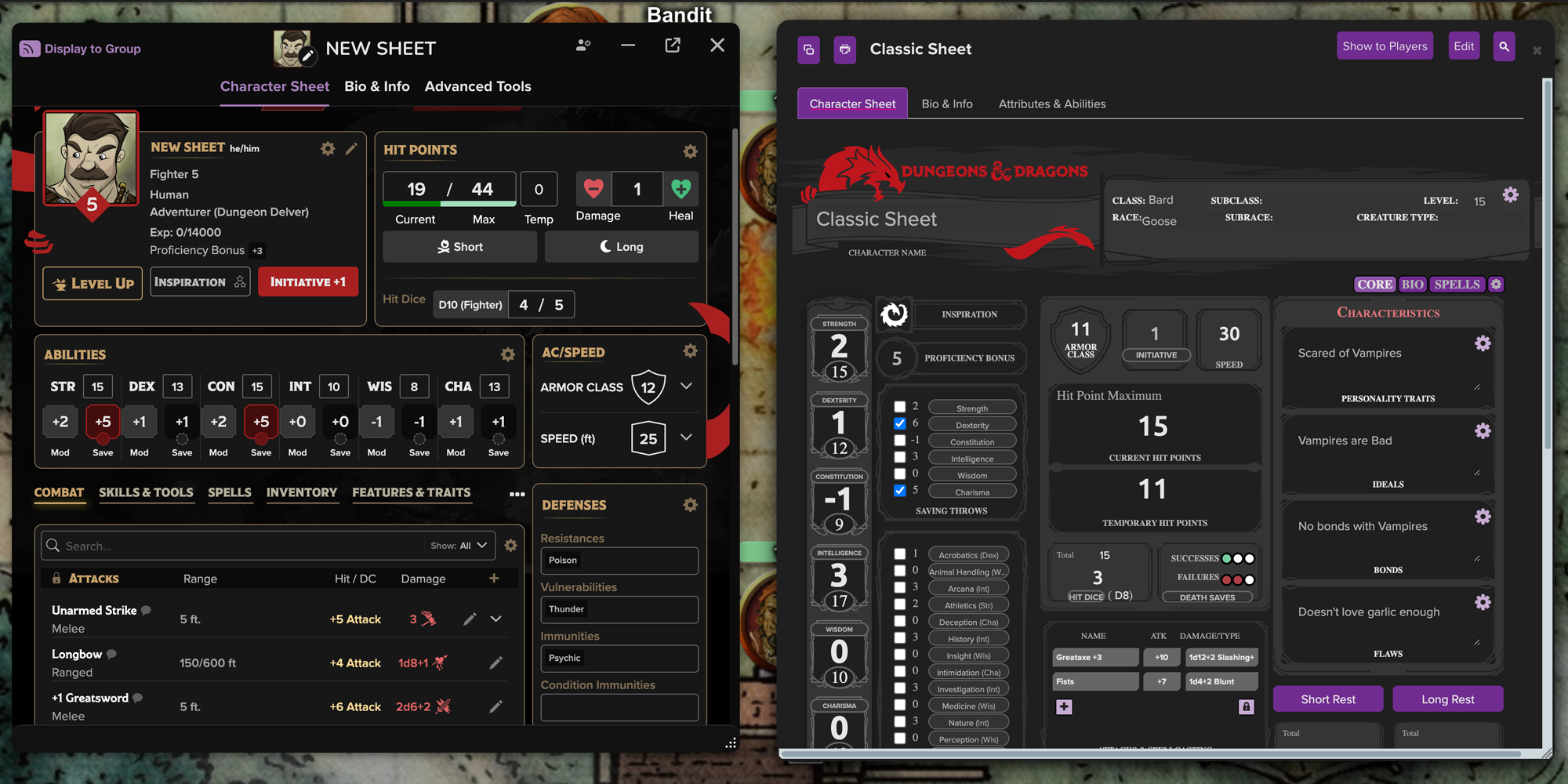 Use either our classic sheet or new and improved!