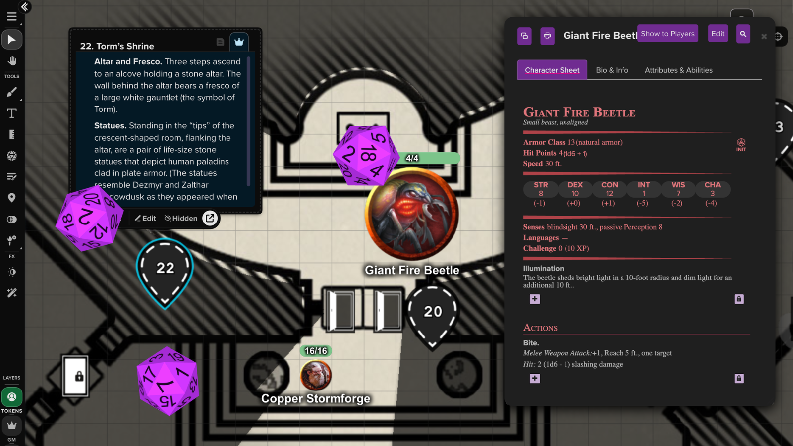 Dungeon of the Mad Mage on Roll20