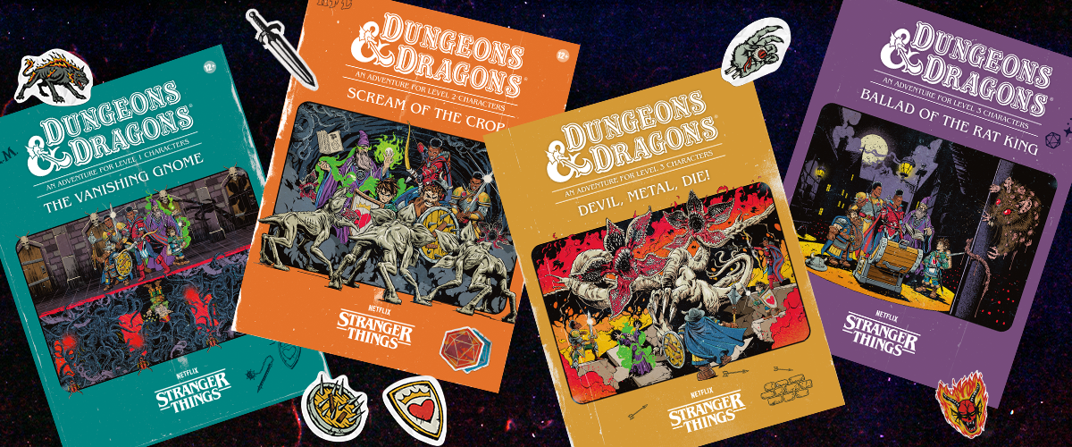 *Welcome to the Hellfire Club* features four short adventures: *The Vanishing Gnome*, *Scream of the Crop*, *Ballad of the Rat King*, and *Devil, Metal, Die!*.